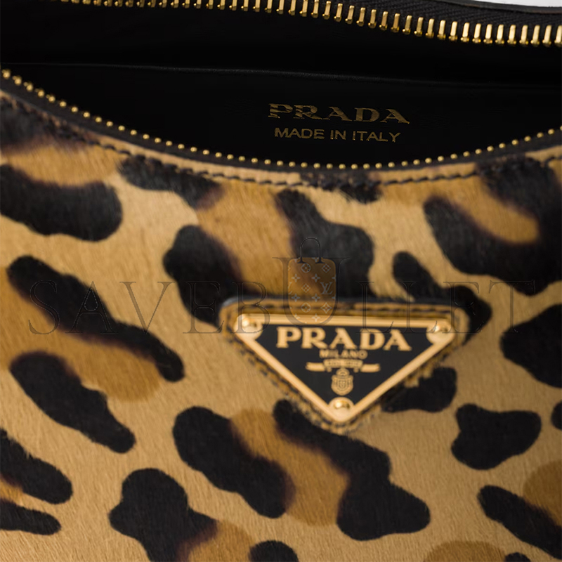 Pra*a arquÉ printed leather shoulder bag 1bc194 (22.5*18.5*6cm)